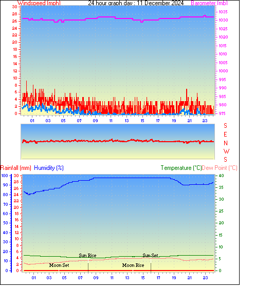 24 Hour Graph for Day 11