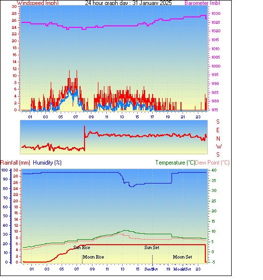 24 Hour Graph for Day 31