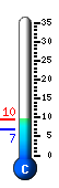 Currently 26.1�C, Max: 31.7�C, Min: 13.7�C