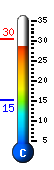 Currently 28.9�C, Max: 30.4�C, Min: 15.2�C