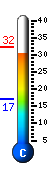 Currently 30.8�C, Max: 32.4�C, Min: 17.1�C