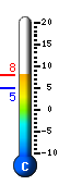 Currently 6.6�C, Max: 6.6�C, Min: 5.0�C